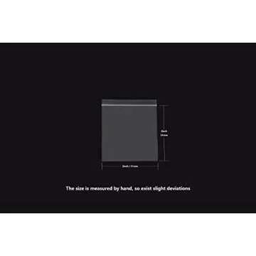 500Pcs Mini Zip Bags - Organize Small Items Effortlessly