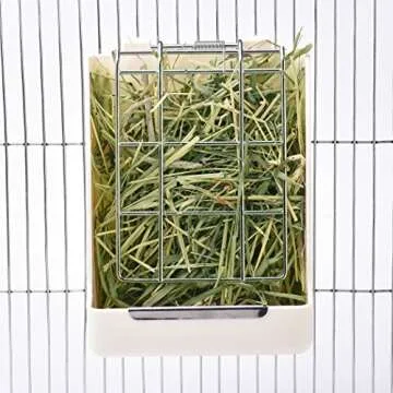CalPalmy Hay Feeder - Reduce Mess for Small Pets