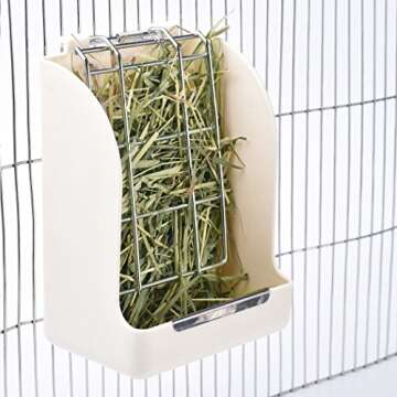CalPalmy Hay Feeder - Reduce Mess for Small Pets