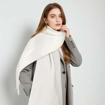Luxurious Women's Mohair Winter Scarf - Stylish & Warm