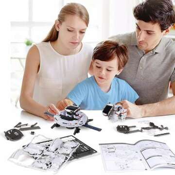 6-in-1 Space Solar Robot Kit for Kids