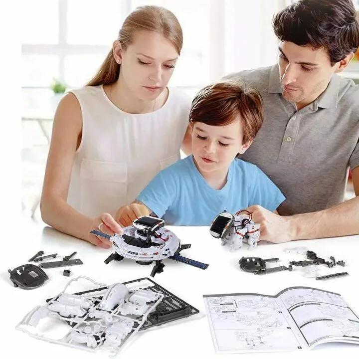 6-in-1 Space Solar Robot Kit for Kids