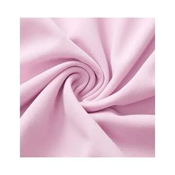 DRESSTELLS Cocktail Dresses, Formal Wedding Guest Bridesmaid Dress for Women 2024, Modest Aline Fit Flare Holiday Party Prom Dress Pastel Pink 3XL