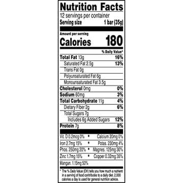 Health Warrior Pumpkin Seed Bars Dark Chocolate 12 Bars