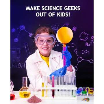 Japace Science Kit: Fun 75+ Experiments for Girls 4-8
