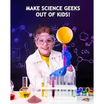 Japace Science Kit: Fun 75+ Experiments for Girls 4-8