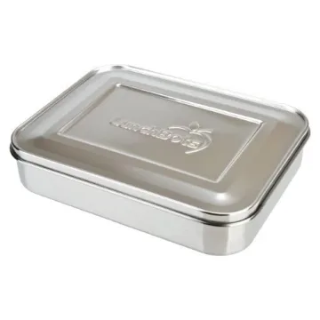 LunchBots Large Cinco Bento Box for Healthy Meals
