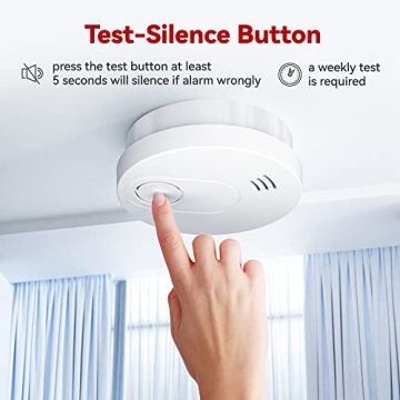 SITERLINK 10-Year Battery Smoke Detectors - Safe & Reliable
