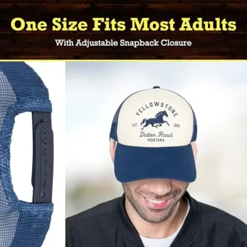 Yellowstone Trucker Hat - Stylish & Comfortable Snapback