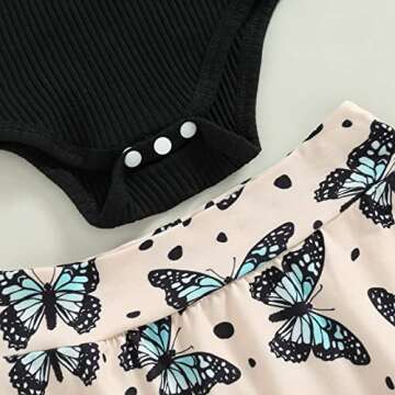 Murnouche Newborn Baby Girl Summer Clothes Sleeveless Floral Top Ribbed Shorts Boho Outfit Set