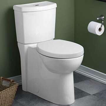 American Standard 2794.204.020 Studio Collection Toilet - Luxury Dual Flush Comfort