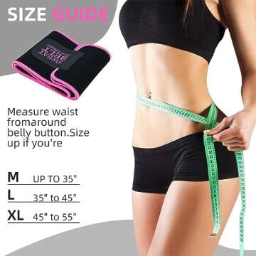 ZPP Waist Trainer for Women and Men, Neoprene Sweat Band Waist Trimmer Belt Slimming Stomach Wrap fo...