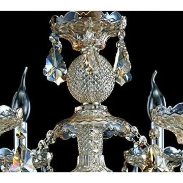 Generic Island Lights Crystals Chandelier 15 Lights Ceiling Fixtures Color Cognac