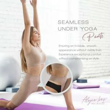 Alyce Ives Seamless Bikini Underwear for Women, 12 Pack