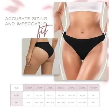 Alyce Ives Seamless Bikini Underwear for Women, 12 Pack