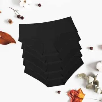 Alyce Ives Seamless Bikini Underwear for Women, 12 Pack