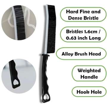 Betanull Cleaning Brush Set, Multi Purpose Gap Brush for Kitchen,Bathroom,Car, Grout, Window Tracks,...