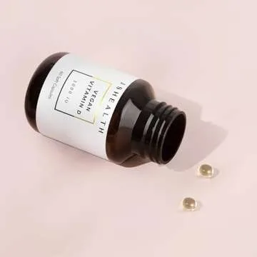 JSHealth Vitamin D3 1000iu Supplement for Healthy Muscle Function, Bone and Heart Health, and Immune Support