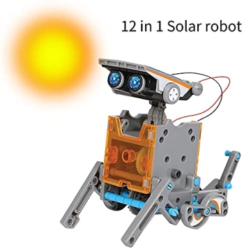 12 Distinct Robots STEM Kit for Kids 8+ - Complete Robotics Set