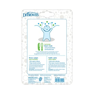 Dr. Brown's Gentle Baby Brush + Comb Set for Infants