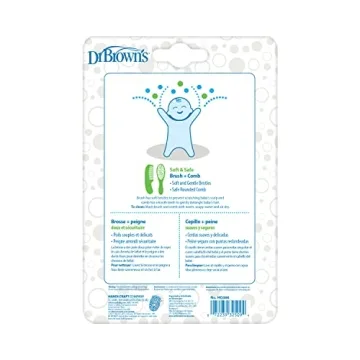 Dr. Brown's Gentle Baby Brush + Comb Set for Infants