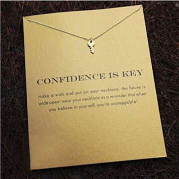Dainty Gold Compass Necklace with Gift Card for Every Occasion