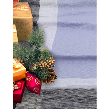 Bess Bridal Women's Plaid Blanket Winter Scarf Warm Cozy Tartan Wrap Oversized Shawl Cape