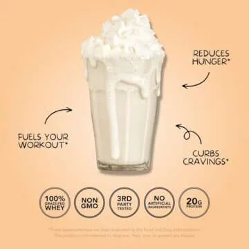 Coconut Cream Whey Protein Powder for All Ages 20g Protein