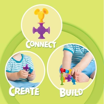 BUNMO Suction Bath Toys Safe Creative Fun for Kids