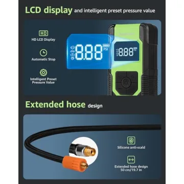 Geschwind Portable Tire Inflator - Fast & Versatile Air Compressor