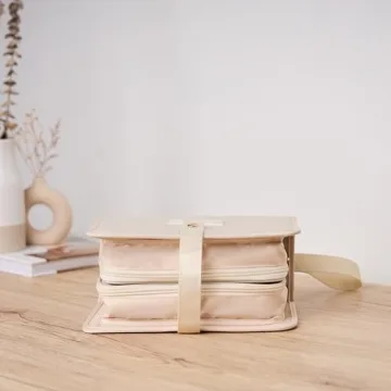 Compact Travel Makeup Bag for Women with Large Capacity