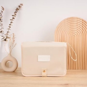 Compact Travel Makeup Bag for Women with Large Capacity