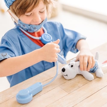 Melissa & Doug Veterinarian Costume Set for Kids - Dress-Up Fun