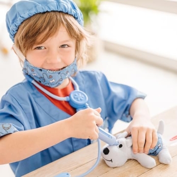 Melissa & Doug Veterinarian Costume Set for Kids - Dress-Up Fun