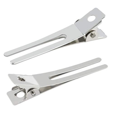 Ryalan Double Prong Hair Clips - 50 Pack For Easy Styling