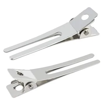 Ryalan Double Prong Hair Clips - 50 Pack For Easy Styling