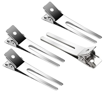 Ryalan Double Prong Hair Clips - 50 Pack For Easy Styling