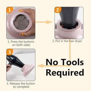 Universal Hair Diffuser for Frizz-Free Curls