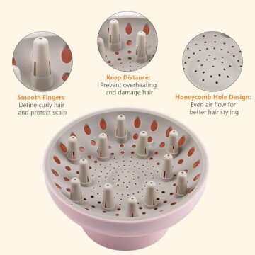 Universal Hair Diffuser for Frizz-Free Curls