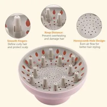 Universal Hair Diffuser for Frizz-Free Curls