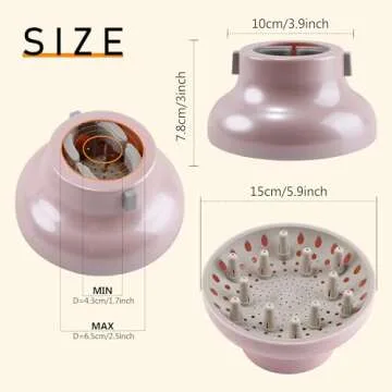 Universal Hair Diffuser for Frizz-Free Curls