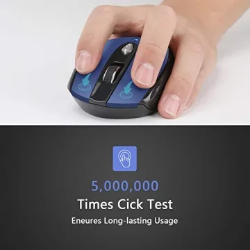 LeadsaiL Wireless Computer Mouse with Adjustable DPI and Comfort