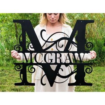 Custom Metal Signs & Family Monogram Wall Art - Personalized Gifts
