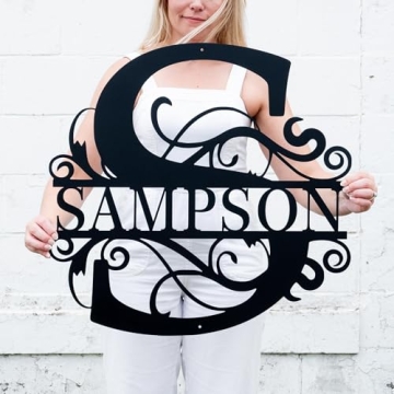 Custom Metal Signs | Personalized Family Name Art