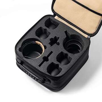 Travel Ceramic Teapot with Stovetop Warmer Tea Set 1 Pot 4 Mini Cups Chinese Kung Fu Tea Pot Porcelain Teacups Portable Protective Bag for Outdoor Picnic Camping