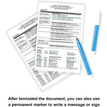 Koala 55 Sheets Laminating Pouches for 11x17 Documents