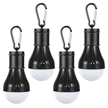 Doukey Portable Camping Lanterns - 4 Pack LED Emergency Lights for Camping, Hiking & Outages