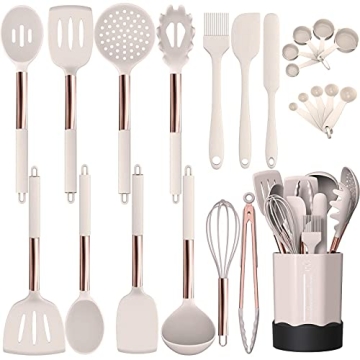 Versatile Silicone Cooking Utensil Set - 24 Pcs Kitchen Tools