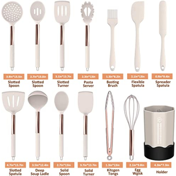 Versatile Silicone Cooking Utensil Set - 24 Pcs Kitchen Tools