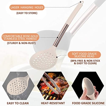 Versatile Silicone Cooking Utensil Set - 24 Pcs Kitchen Tools